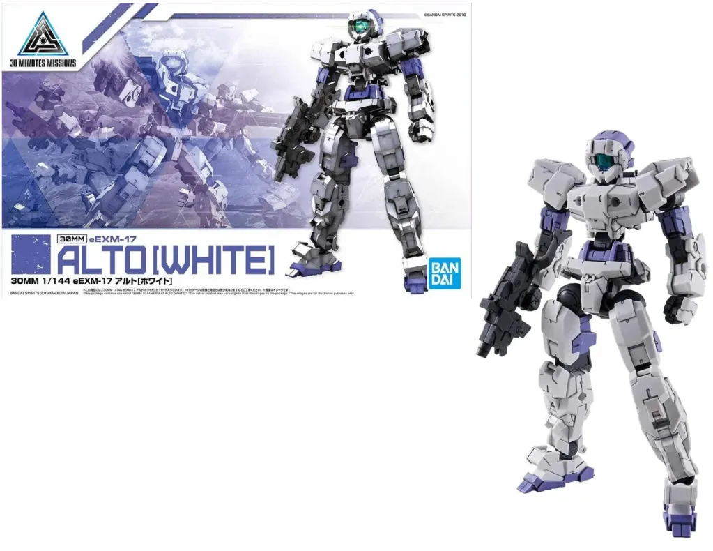 GUNDAM - 30MM 1/144 eEXM-17 Alto White - Model Kit